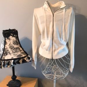 Duffy Zip Up Cotton Sweater